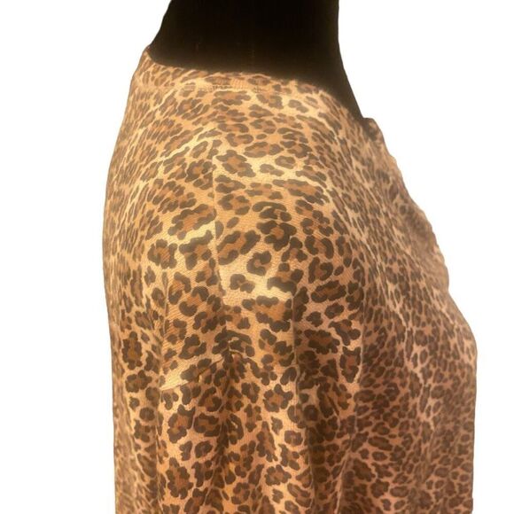 Rafaella Y2K Vintage Leopard Print Lightweight Cardigan Size 3X - Picture 7 of 13